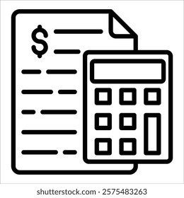 Calculator Icon Element For Design