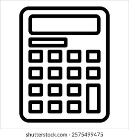 Calculator Icon Element For Design