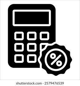 Calculator Icon Element For Design