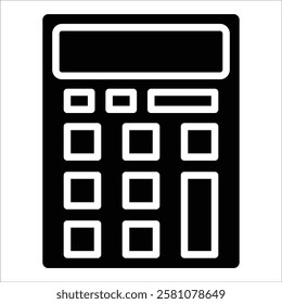 Calculator Icon Element For Design