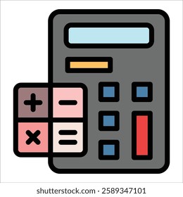 Calculator Icon Element For Design
