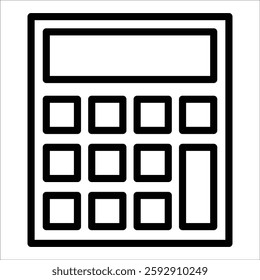 Calculator Icon Element For Design