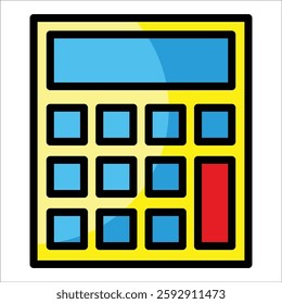 Calculator Icon Element For Design