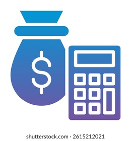 Calculator Icon Element For Design