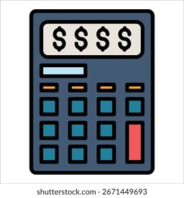 Calculator Icon Element For Design