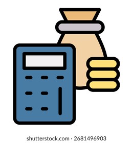 Elemento De Ícone Da Calculadora Para Design