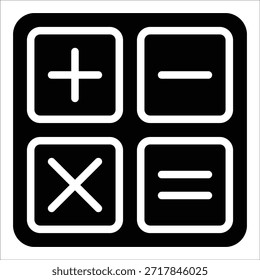 Elemento De Ícone Da Calculadora Para Design