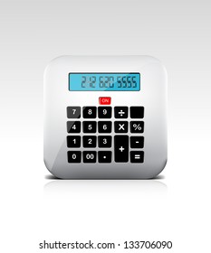 Calculator icon eps10