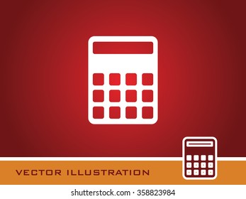 Calculator Icon. Eps-10.