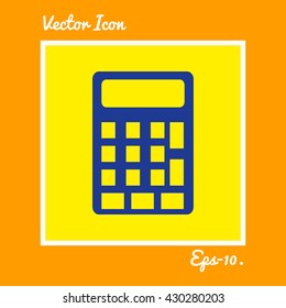 Calculator Icon. Eps-10.