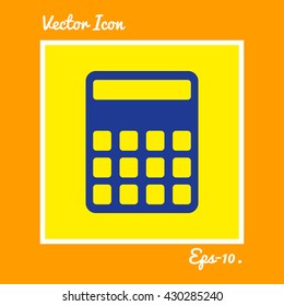 Calculator Icon. Eps-10.