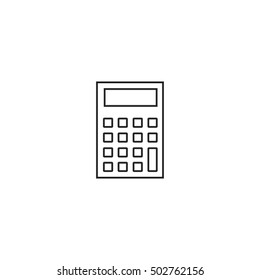 calculator icon eps10 vector eps jpg picture flat app