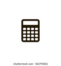 calculator icon eps10 vector eps jpg picture flat app web