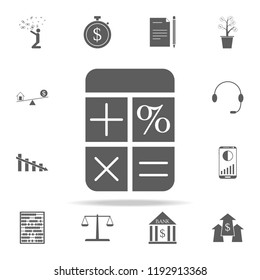 calculator icon. Finance icons universal set for web and mobile