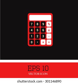 calculator icon. finances