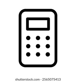 Calculator icon for financial, educational, or mathematical calculations