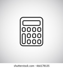 calculator icon flat.