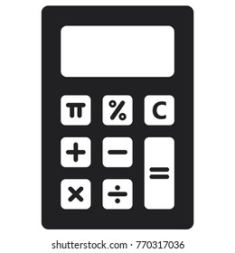 calculator icon, flat design best calculator icon 