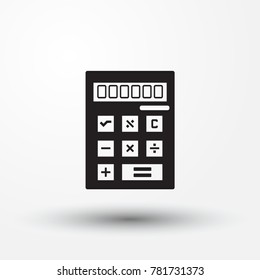 calculator icon, flat design best calculator icon