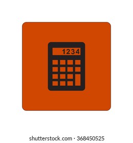 Calculator icon. Flat design style. Eps 10