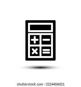 Calculator icon. flat design vector illustration for web and mobile
