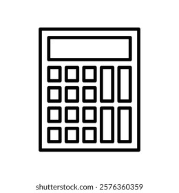 Calculator icon Flat fill set collection