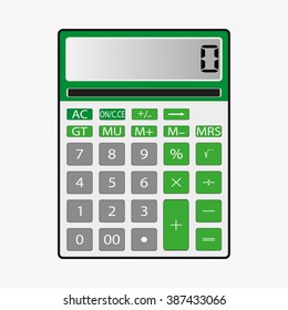 Calculator icon. Calculator flat illustration.