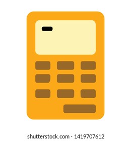 calculator icon. flat illustration of calculator vector icon for web