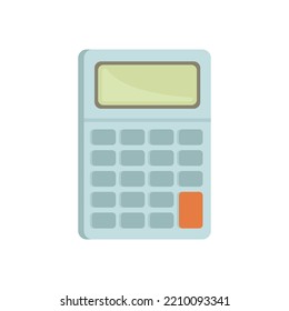 Calculator icon. Flat illustration of Calculator vector icon isolated on white background