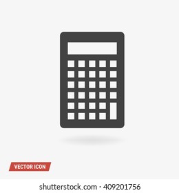 Calculator Icon Flat, Calculator Icon Sign.