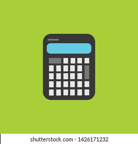 Calculator icon in flat style