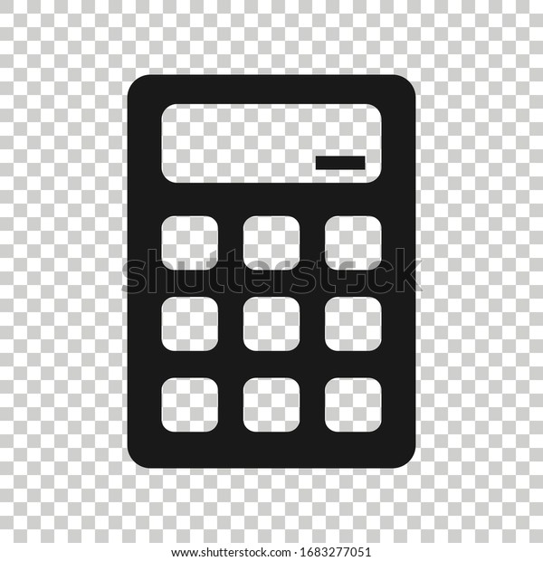 Calculator icon
in flat style. Calculate vector illustration on white isolated
background. Calculation business
concept.