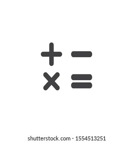 Calculator Icon Flat Vector Illustration