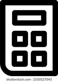 calculator icon for graphic design