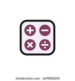Icono de calculadora para proyectos de diseño gráfico