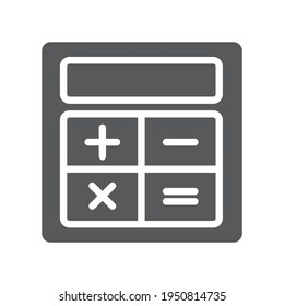 Icono de calculadora para proyectos de diseño gráfico