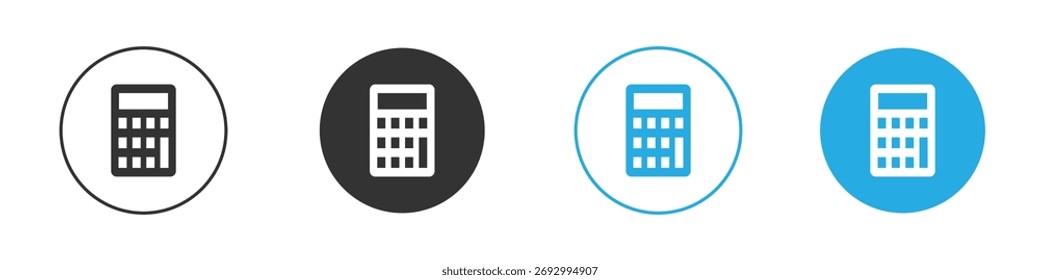 Ícone Calculadora. Modelo de design de ícone gráfico