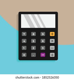 
Calculator icon. Great vectors for social media, web design, math, school, apps, computers etc.
