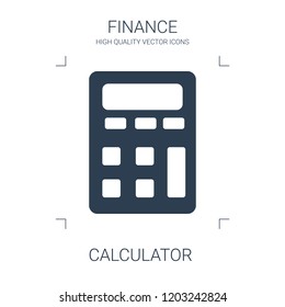 calculator icon. high quality filled calculator icon on white background. from finance collection flat trendy vector calculator symbol. use for web and mobile
