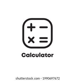 Calculator icon for highlight design