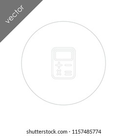 calculator icon - illustration