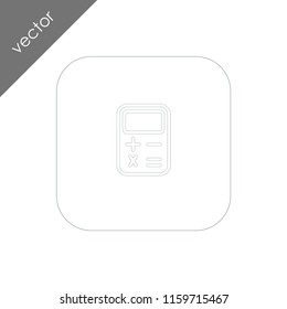 calculator icon - illustration