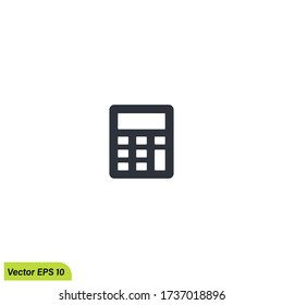 calculator icon illustration. business and finance icon. Perfect for application, web, logo and presentation template. vector eps 10
