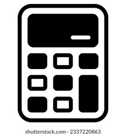 Calculator Icon Illustration can be used for uiux, etc