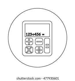 calculator icon illustration design