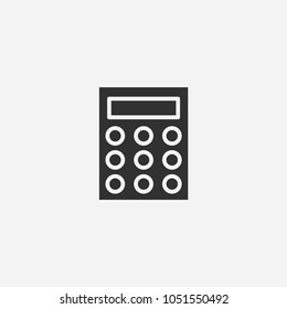 Calculator icon illustration isolated vector sign symbol