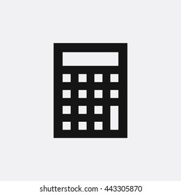 Calculator icon illustration isolated vector sign symbol