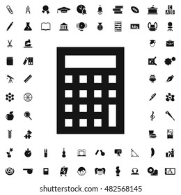 Calculator icon illustration isolated vector sign symbol