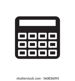 calculator icon illustration isolated vector sign symbol