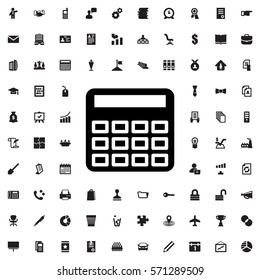 calculator icon illustration isolated vector sign symbol